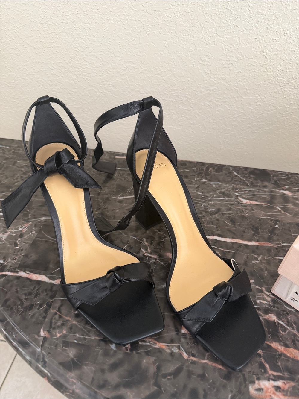 Alexandre Birman Clarita Block Heel Sandals black size 41 NWT